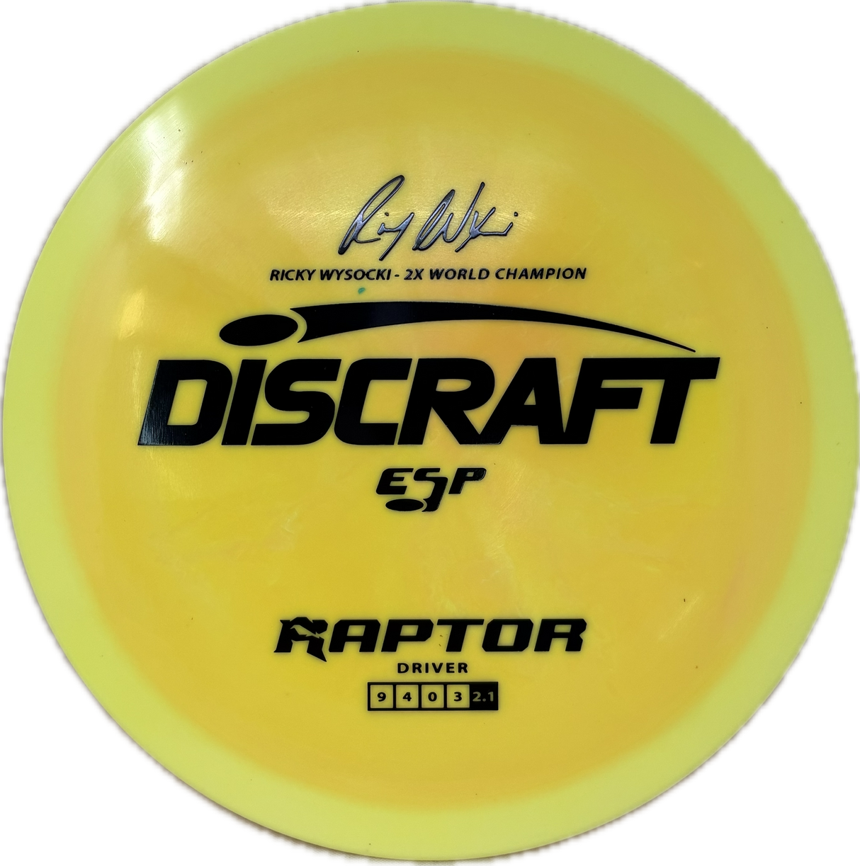 Ricky Wysocki Signature Series Raptor-Discraft-Foundation Disc Golf