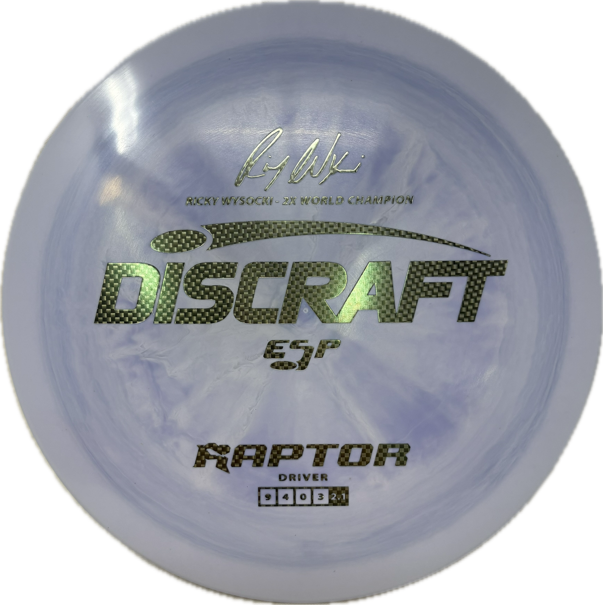 Ricky Wysocki Signature Series Raptor-Discraft-Foundation Disc Golf