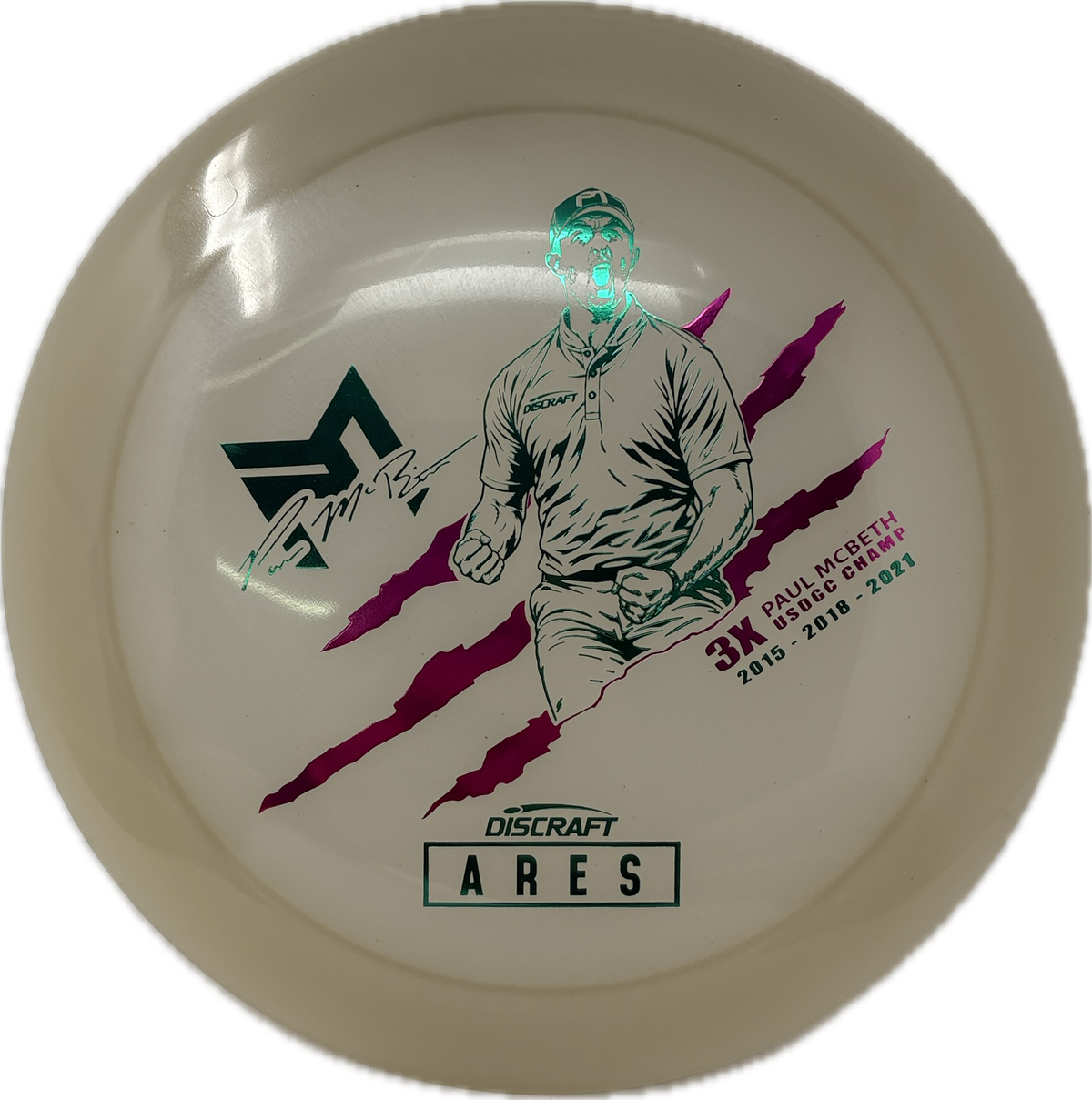 Ares | 3 Claw USDGC-Discraft-Foundation Disc Golf