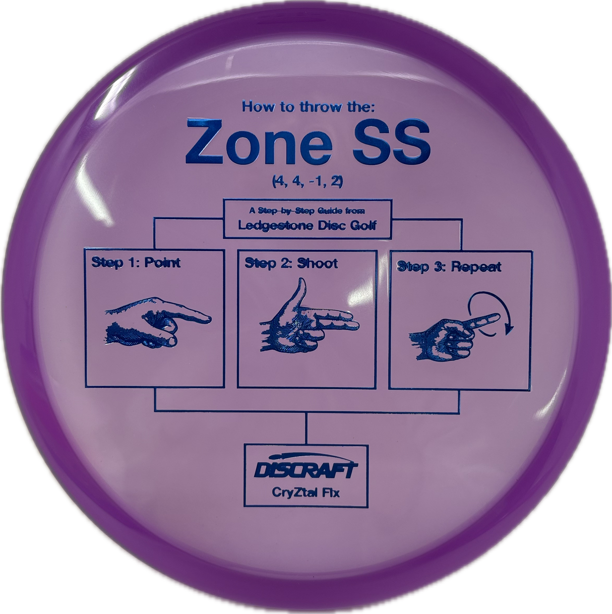 CryZtal FLX Zone SS | Ledgestone Pre-Season-Discraft-Foundation Disc Golf