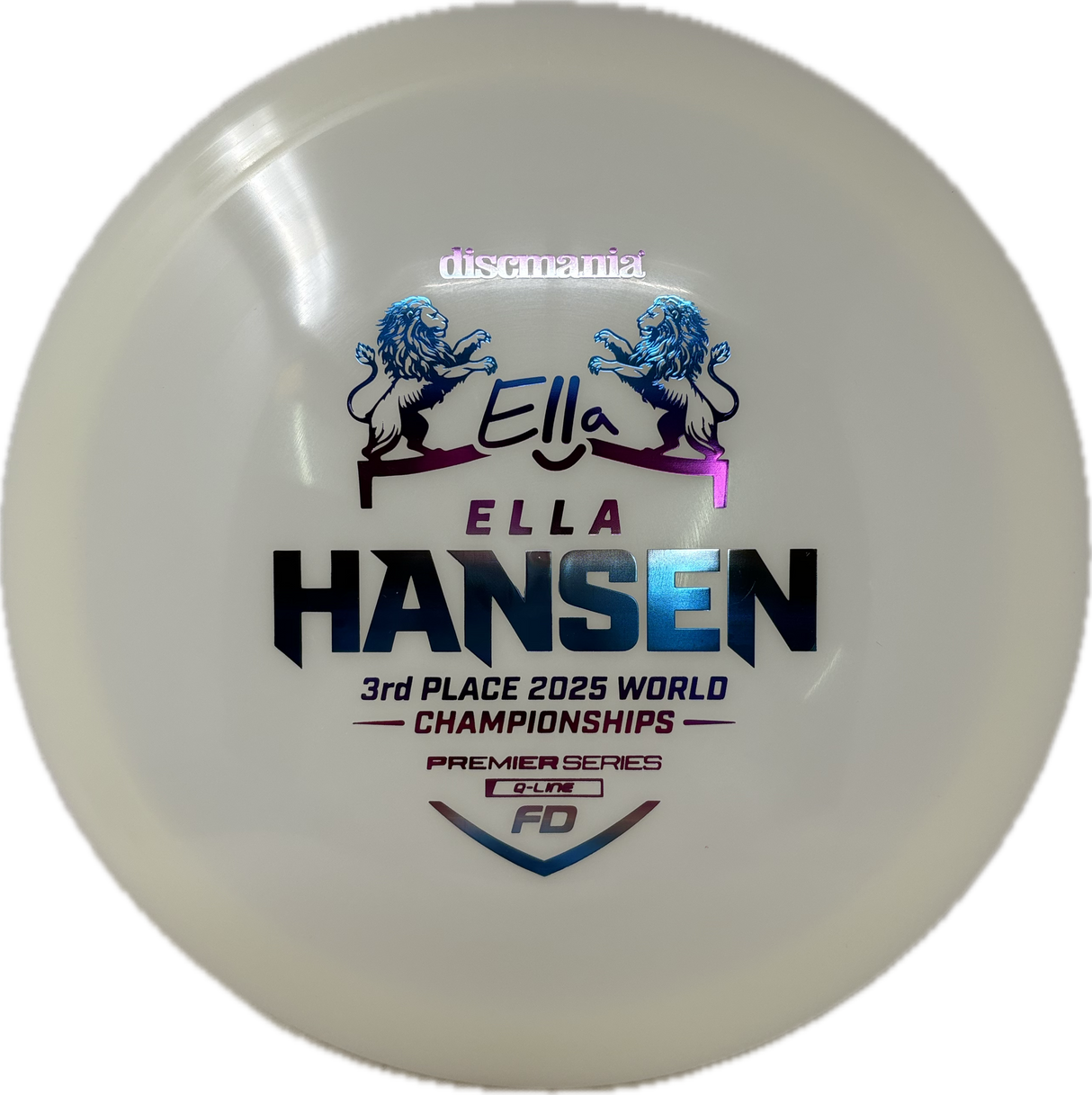 FD | Ella Hansen 2025 World Championship 3rd Place-Discmania-Foundation Disc Golf