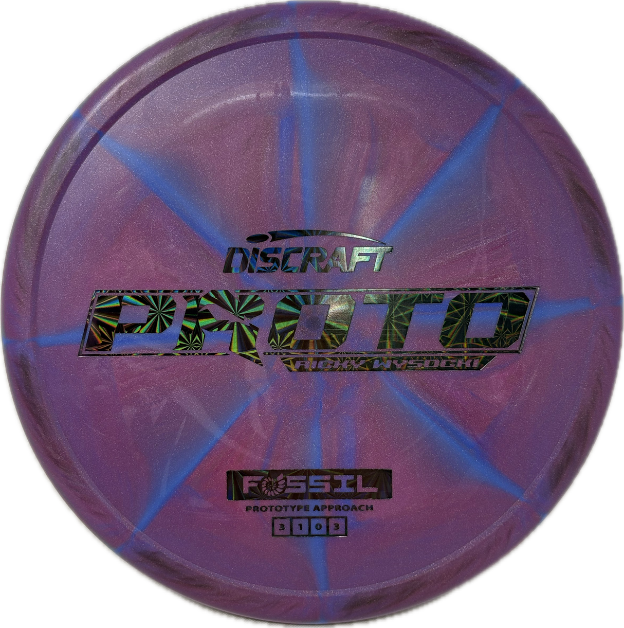 Proto Fossil-Discraft-Foundation Disc Golf