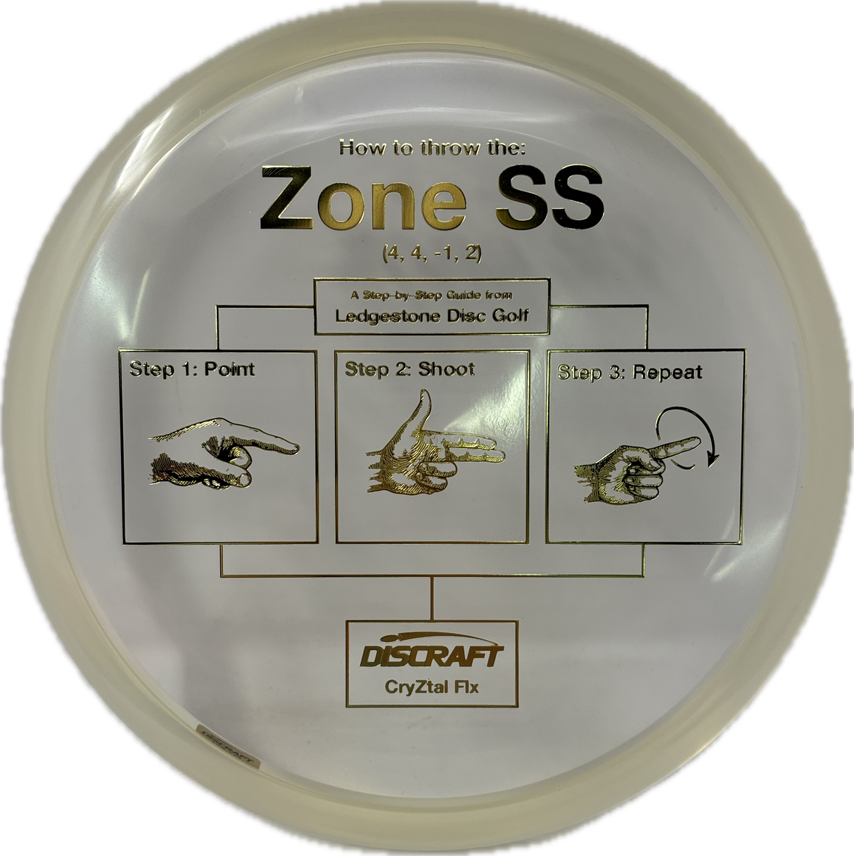 CryZtal FLX Zone SS | Ledgestone Pre-Season-Discraft-Foundation Disc Golf