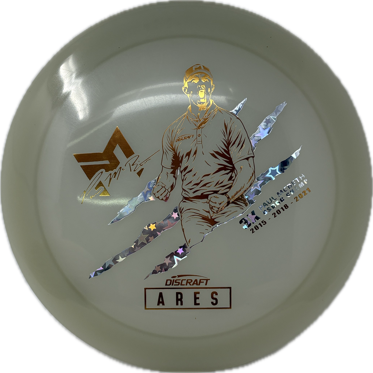Ares | 3 Claw USDGC-Discraft-Foundation Disc Golf