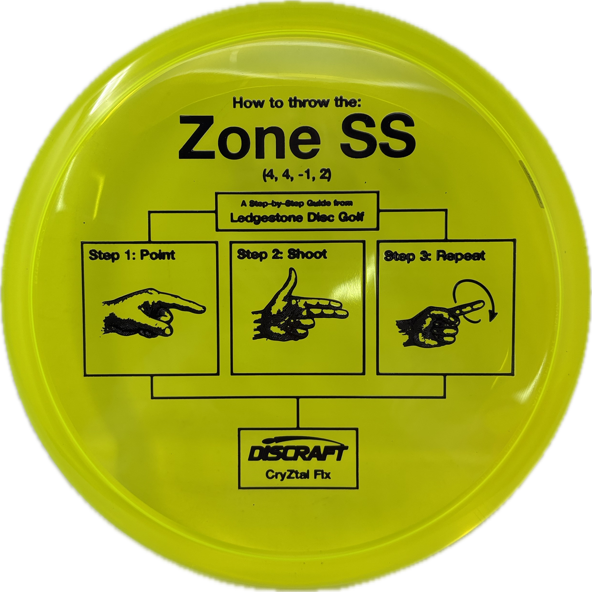 CryZtal FLX Zone SS | Ledgestone Pre-Season-Discraft-Foundation Disc Golf