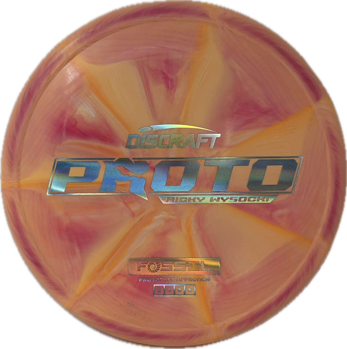 Proto Fossil-Discraft-Foundation Disc Golf
