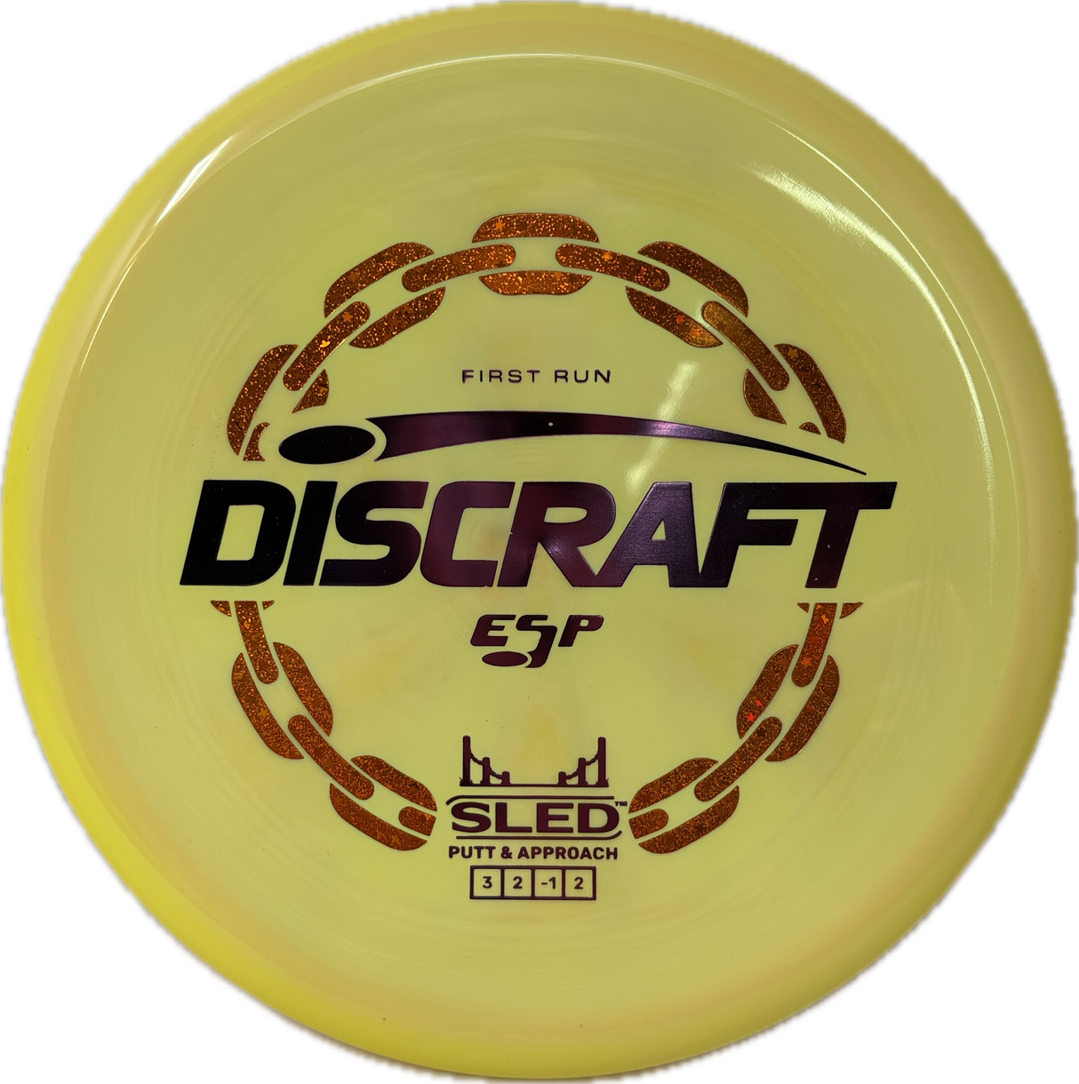 First Run Sled-Discraft-Foundation Disc Golf