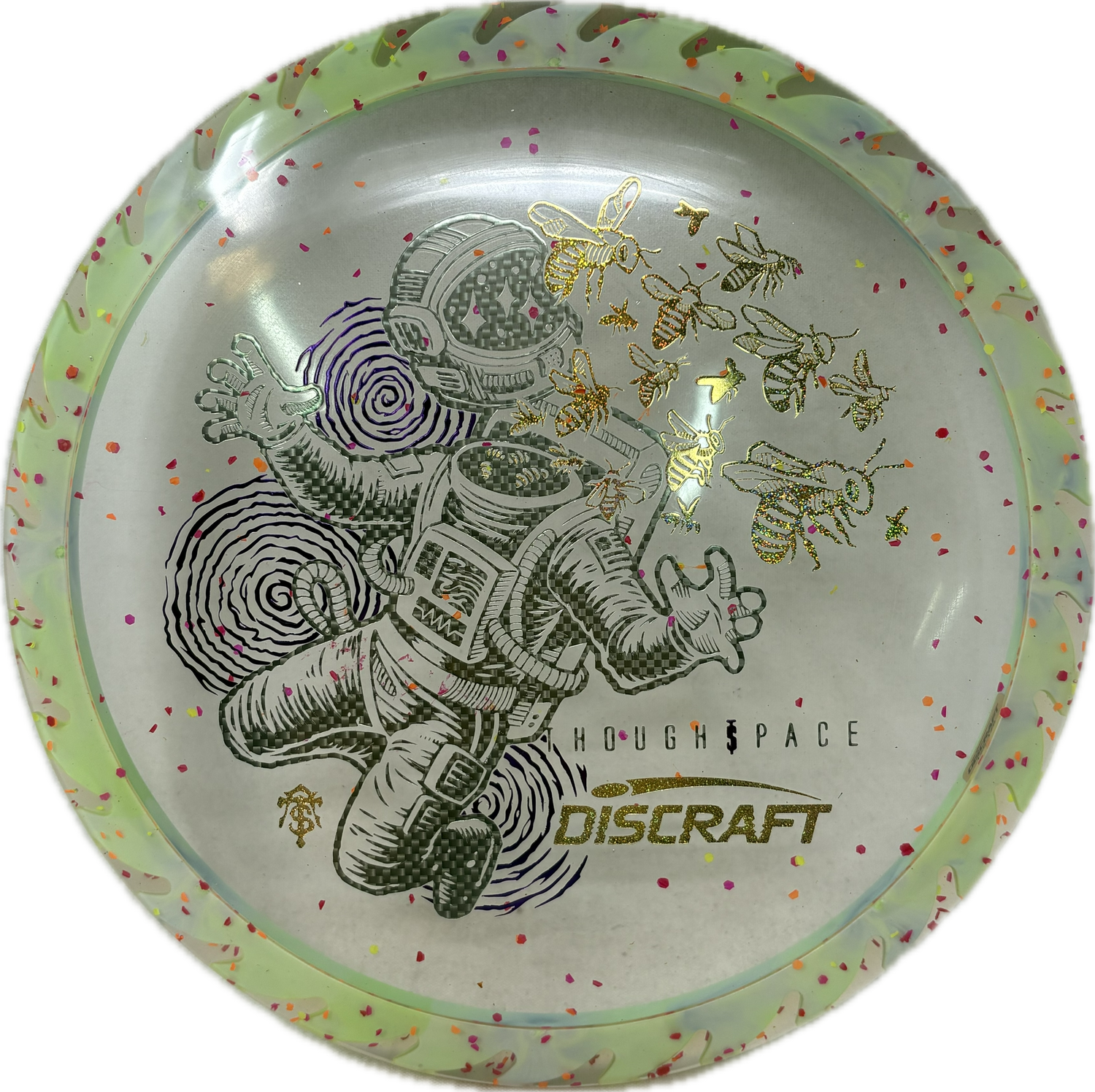 Confetti FuZed Buzzz | Thought Space Stamp-Discraft-Foundation Disc Golf