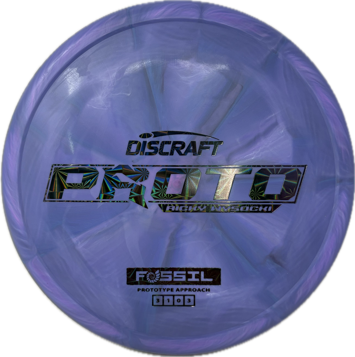 Proto Fossil-Discraft-Foundation Disc Golf