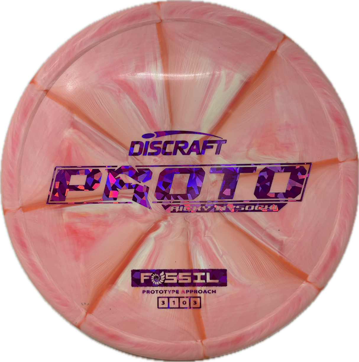 Proto Fossil-Discraft-Foundation Disc Golf