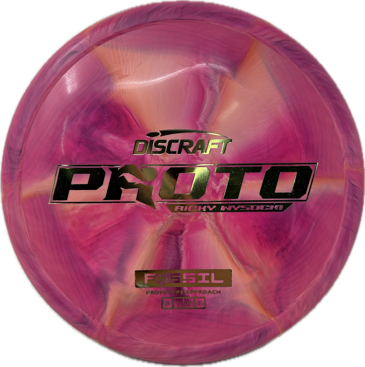 Proto Fossil-Discraft-Foundation Disc Golf