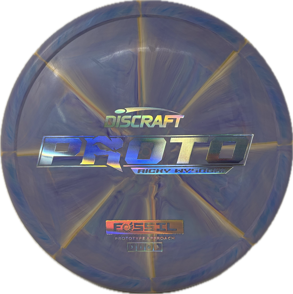 Proto Fossil-Discraft-Foundation Disc Golf