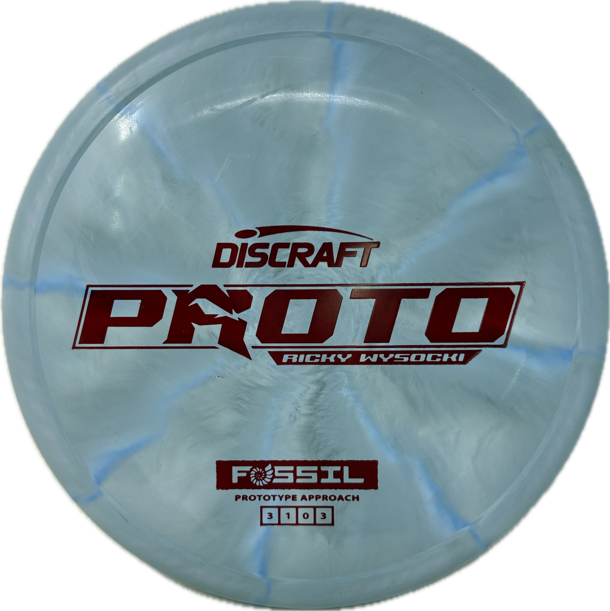 Proto Fossil-Discraft-Foundation Disc Golf