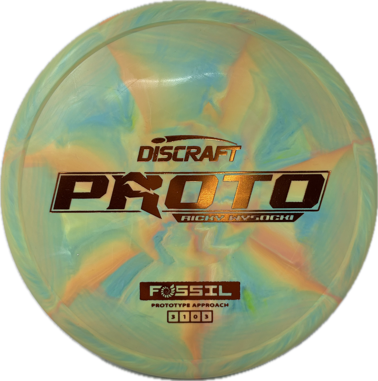 Proto Fossil-Discraft-Foundation Disc Golf