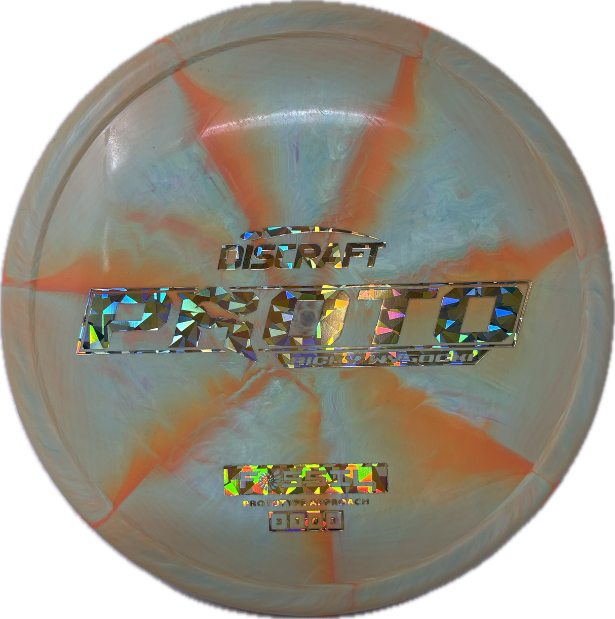 Proto Fossil-Discraft-Foundation Disc Golf