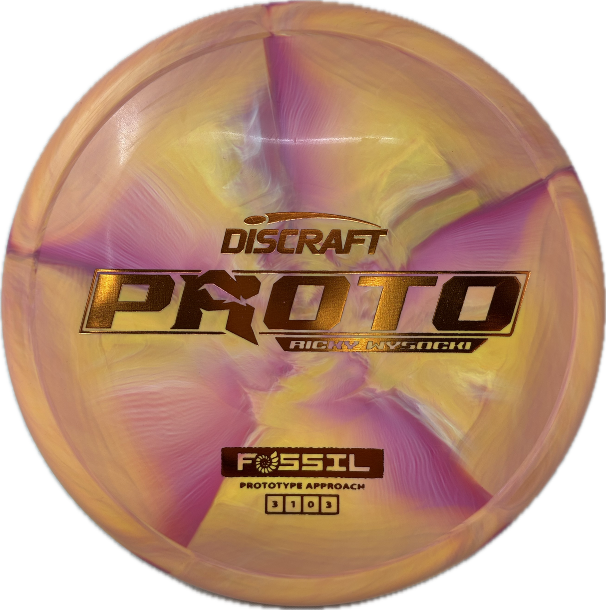 Proto Fossil-Discraft-Foundation Disc Golf