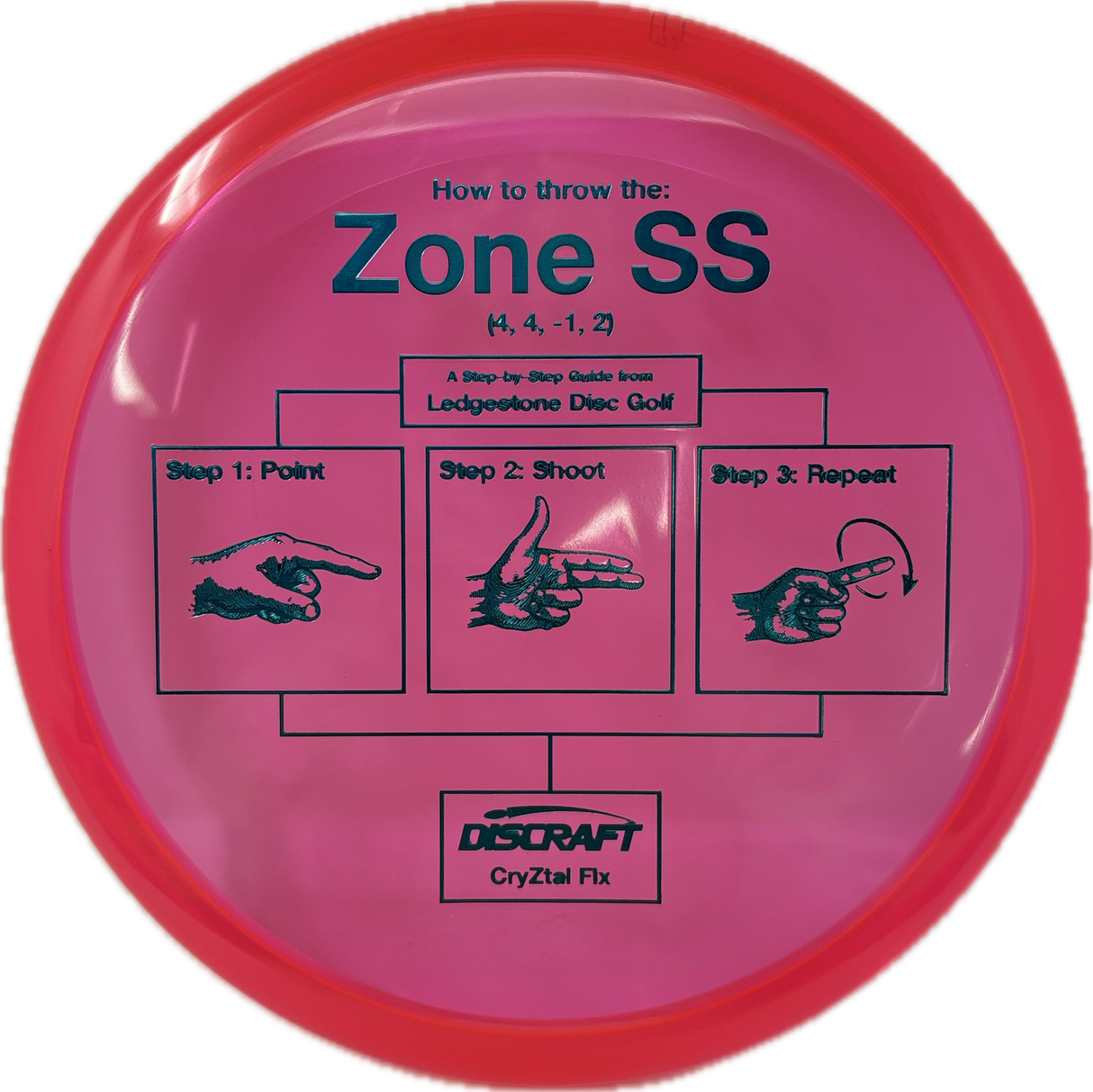 CryZtal FLX Zone SS | Ledgestone Pre-Season-Discraft-Foundation Disc Golf