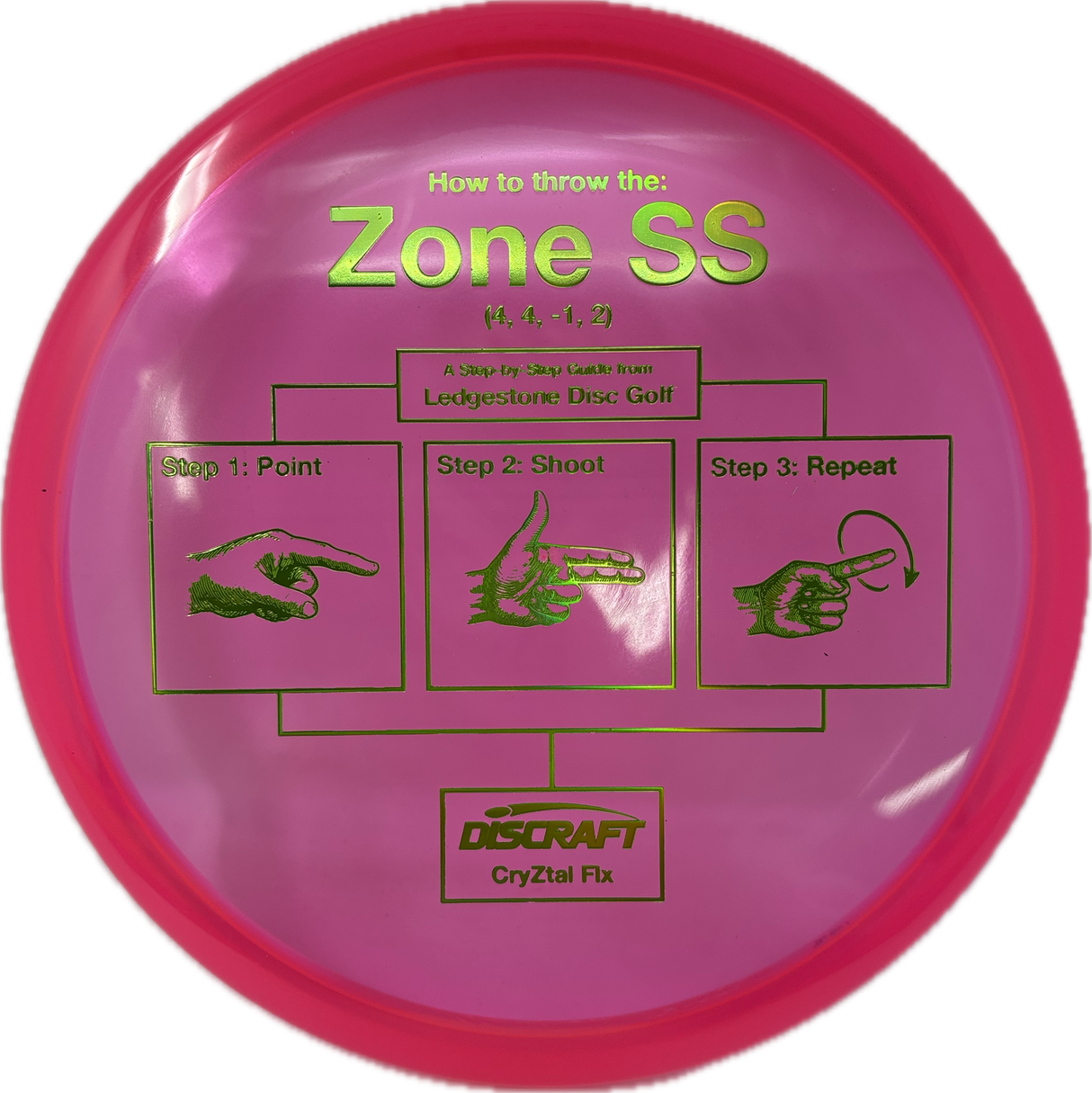 CryZtal FLX Zone SS | Ledgestone Pre-Season-Discraft-Foundation Disc Golf