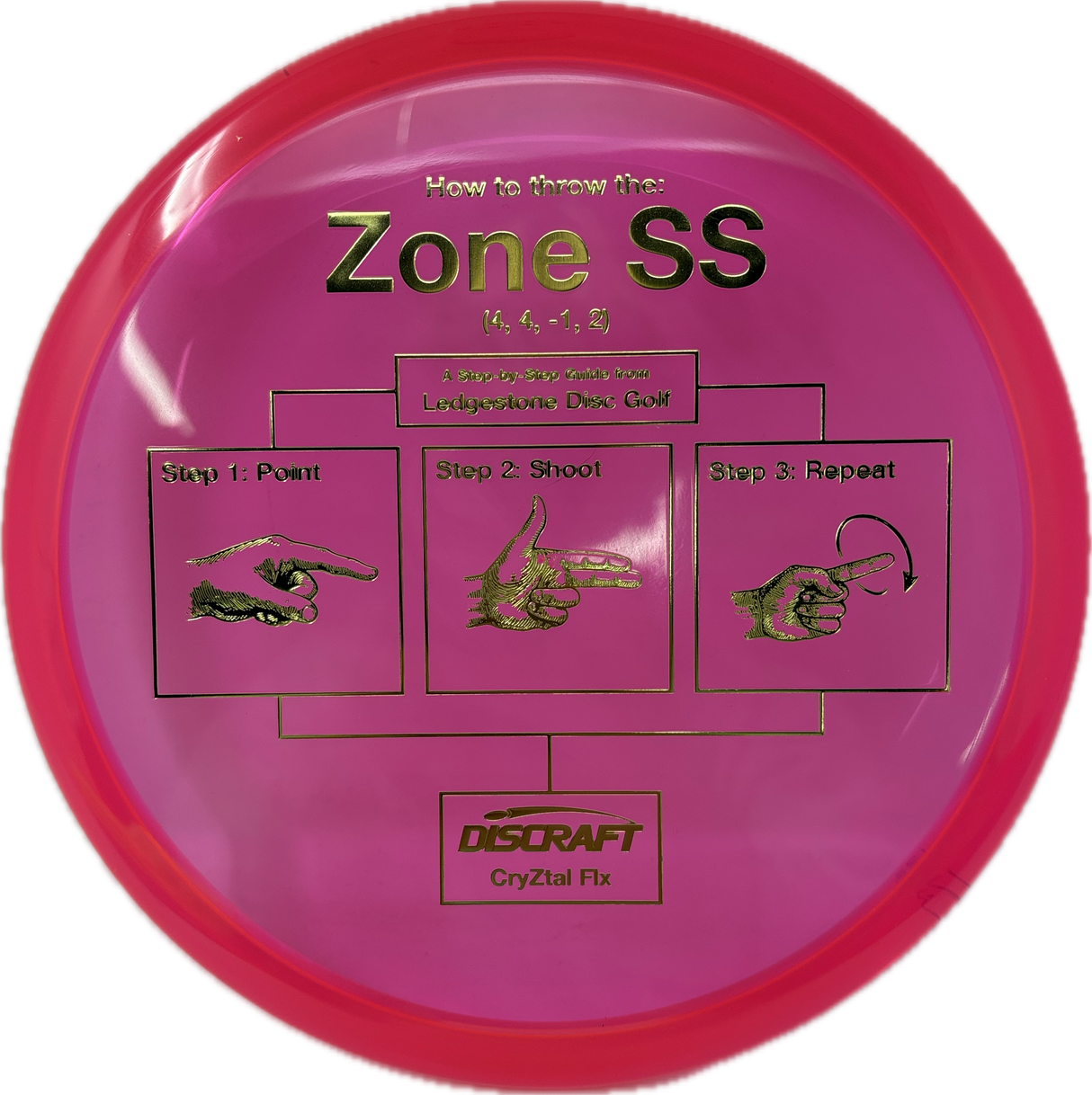 CryZtal FLX Zone SS | Ledgestone Pre-Season-Discraft-Foundation Disc Golf