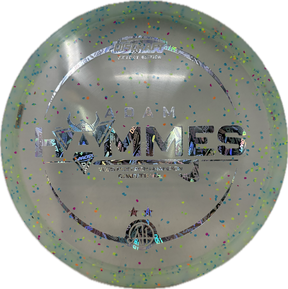 Adam Hammes Victory Confetti Sol-Discs-Foundation Disc Golf