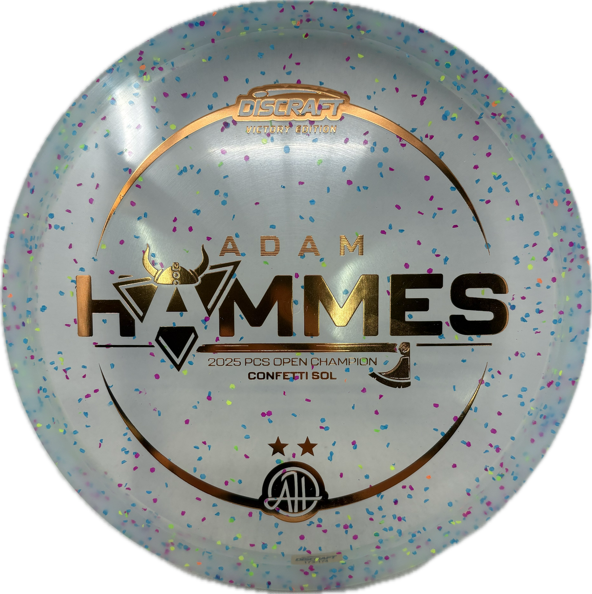 Adam Hammes Victory Confetti Sol-Discs-Foundation Disc Golf
