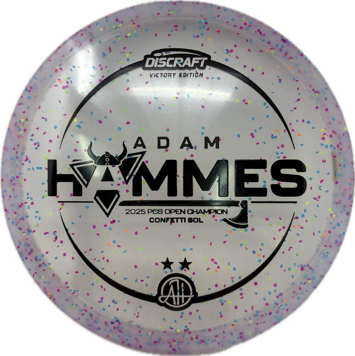 Adam Hammes Victory Confetti Sol-Discs-Foundation Disc Golf