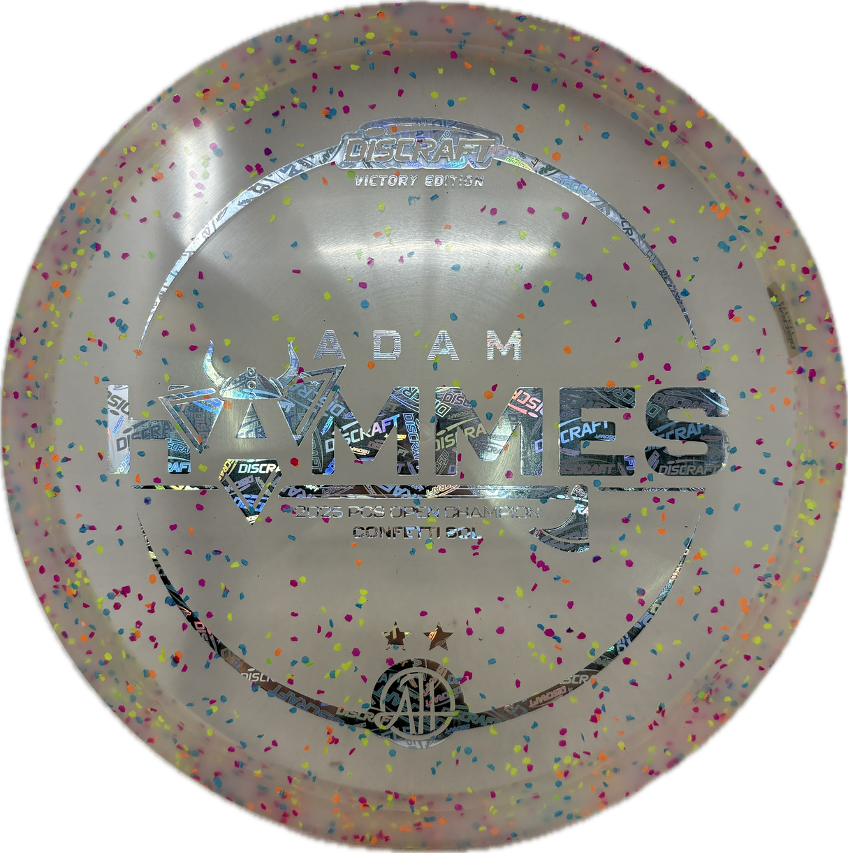 Adam Hammes Victory Confetti Sol-Discs-Foundation Disc Golf