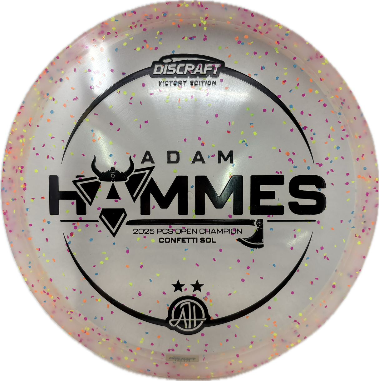 Adam Hammes Victory Confetti Sol-Discs-Foundation Disc Golf