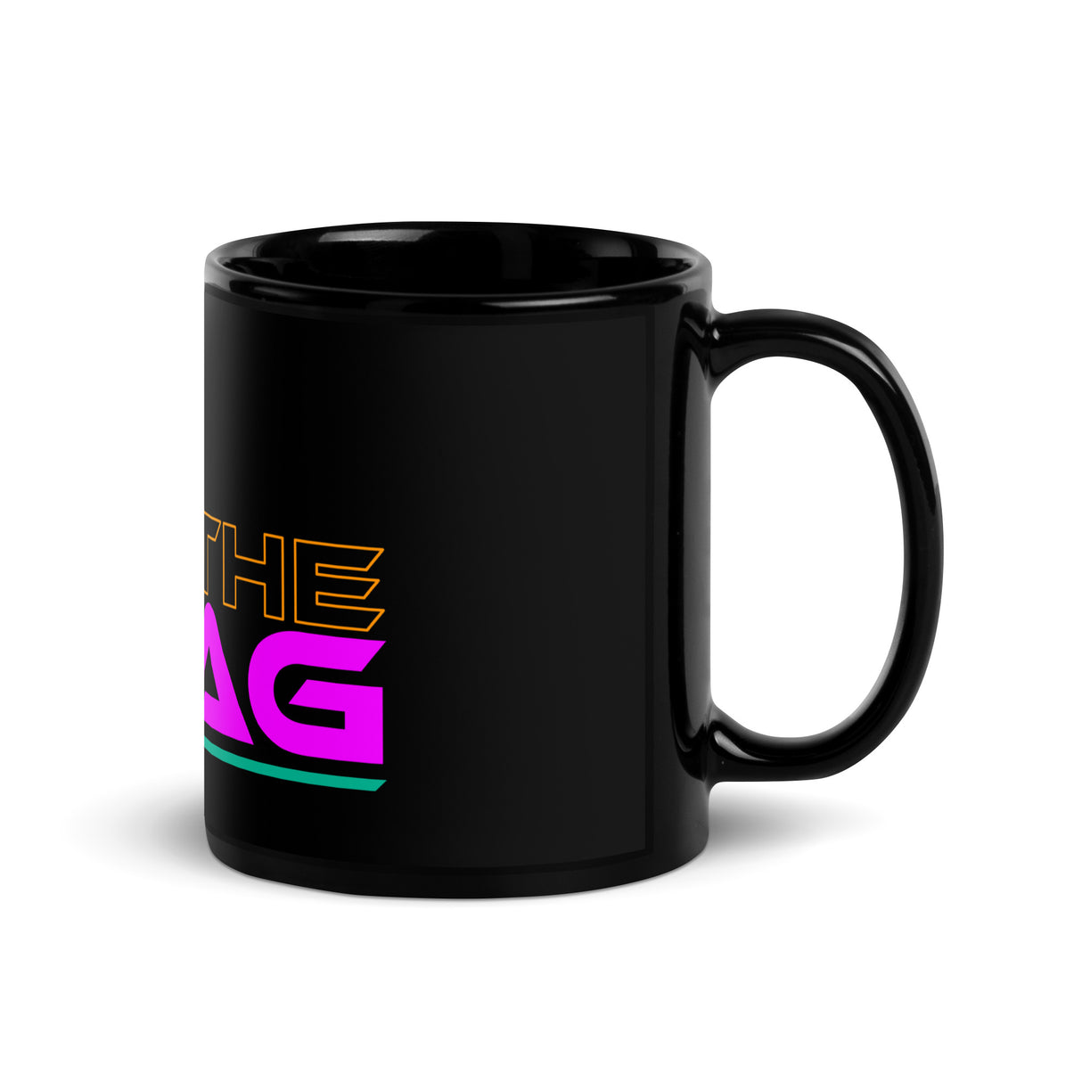 In The Bag Black Glossy Mug