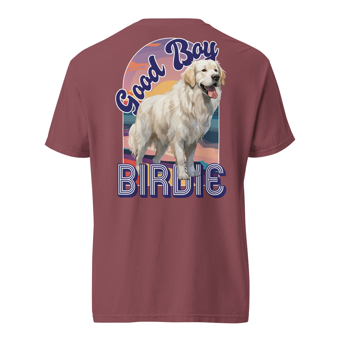 Good Boy Birdie garment dyed heavyweight t shirt