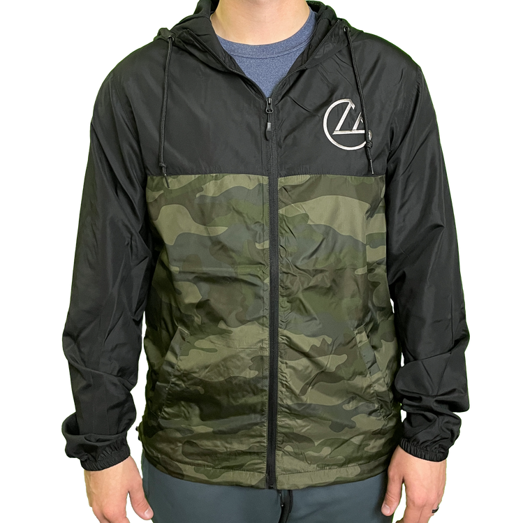 Camo Logo Windbreaker