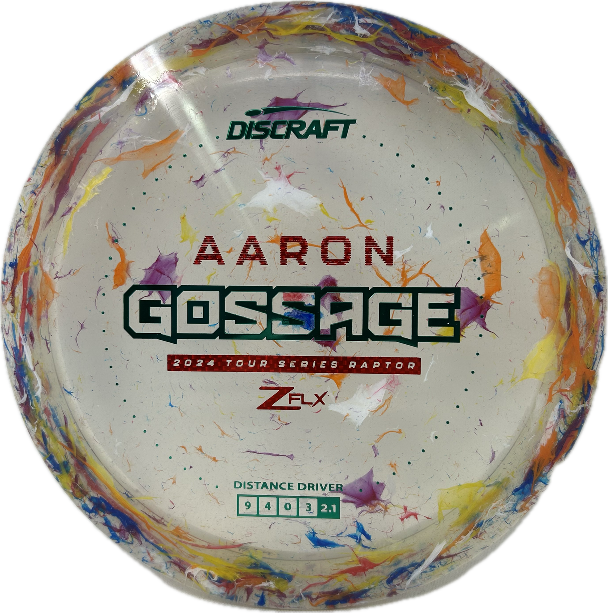 2024 Aaron Gossage Raptor-Discraft-Foundation Disc Golf