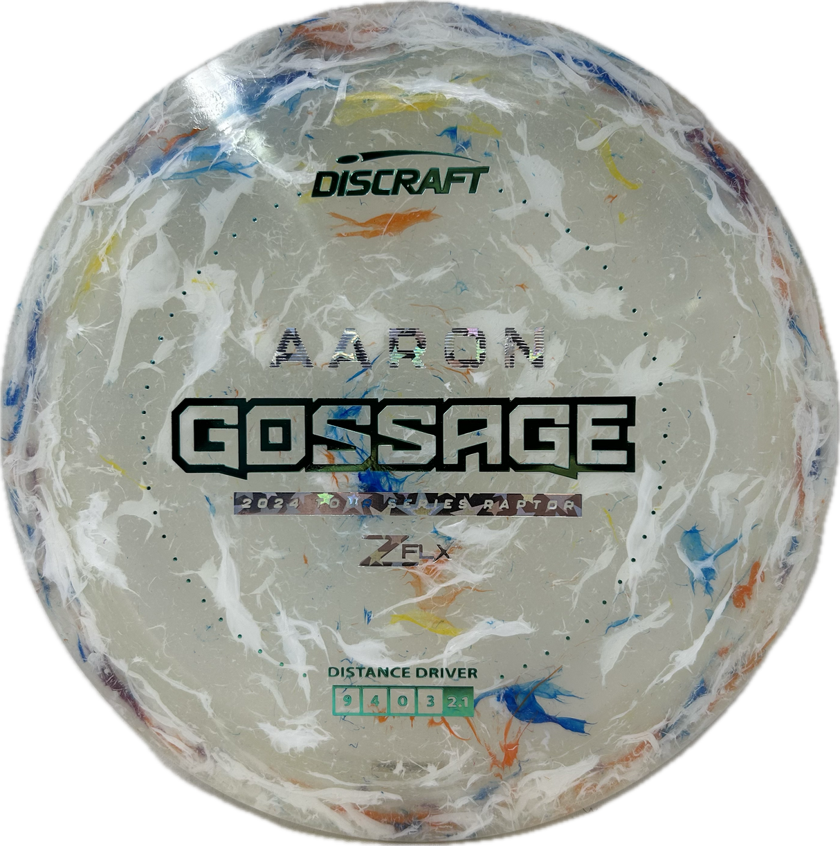 2024 Aaron Gossage Raptor-Discraft-Foundation Disc Golf
