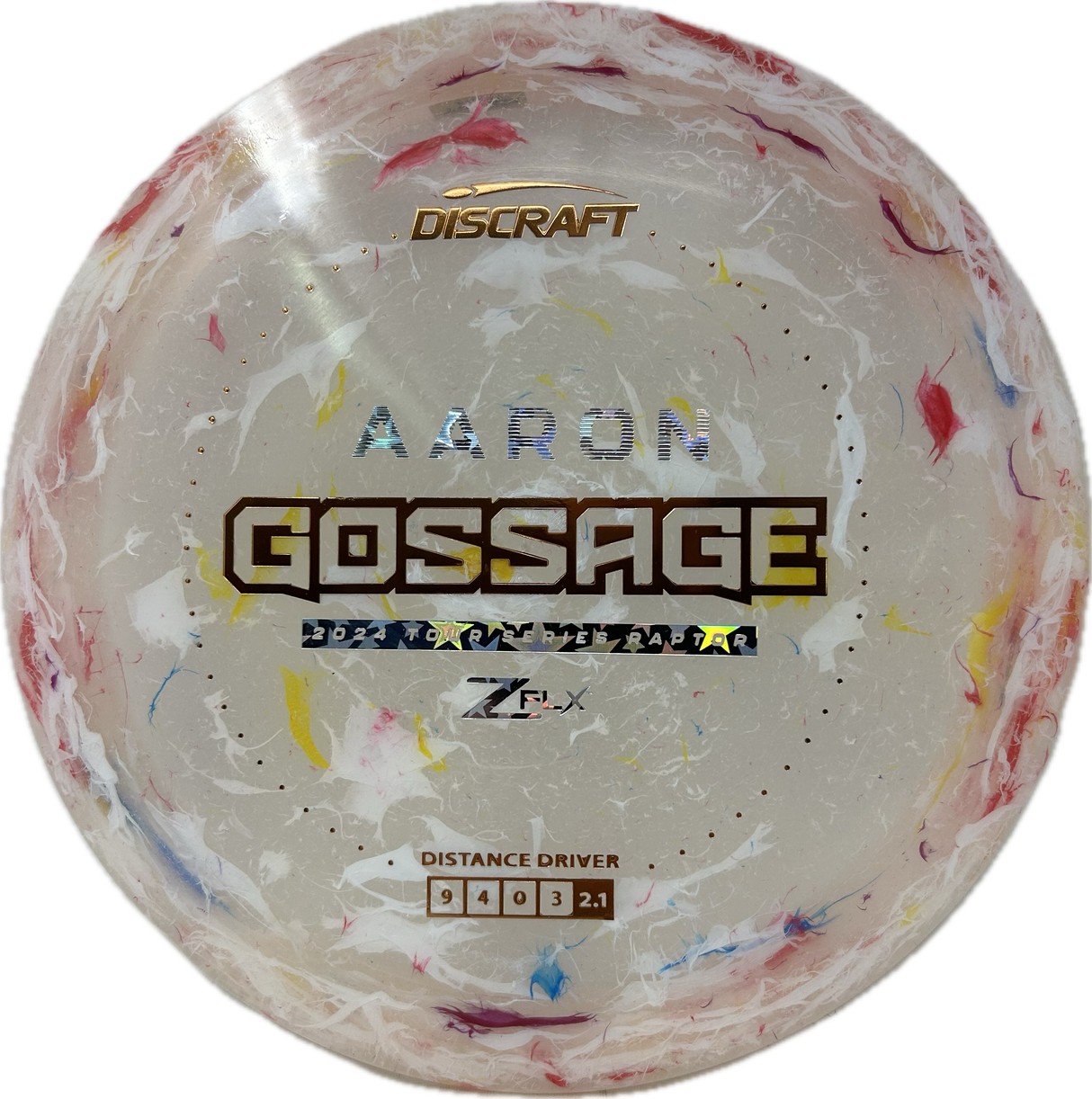 2024 Aaron Gossage Raptor-Discraft-Foundation Disc Golf