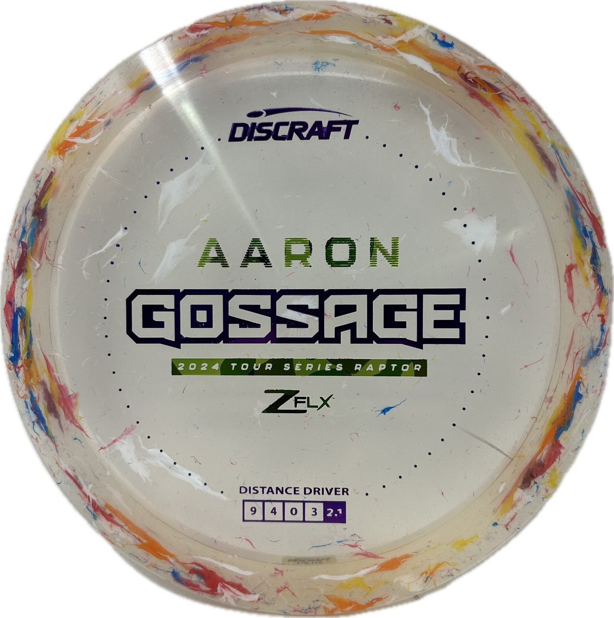 2024 Aaron Gossage Raptor-Discraft-Foundation Disc Golf