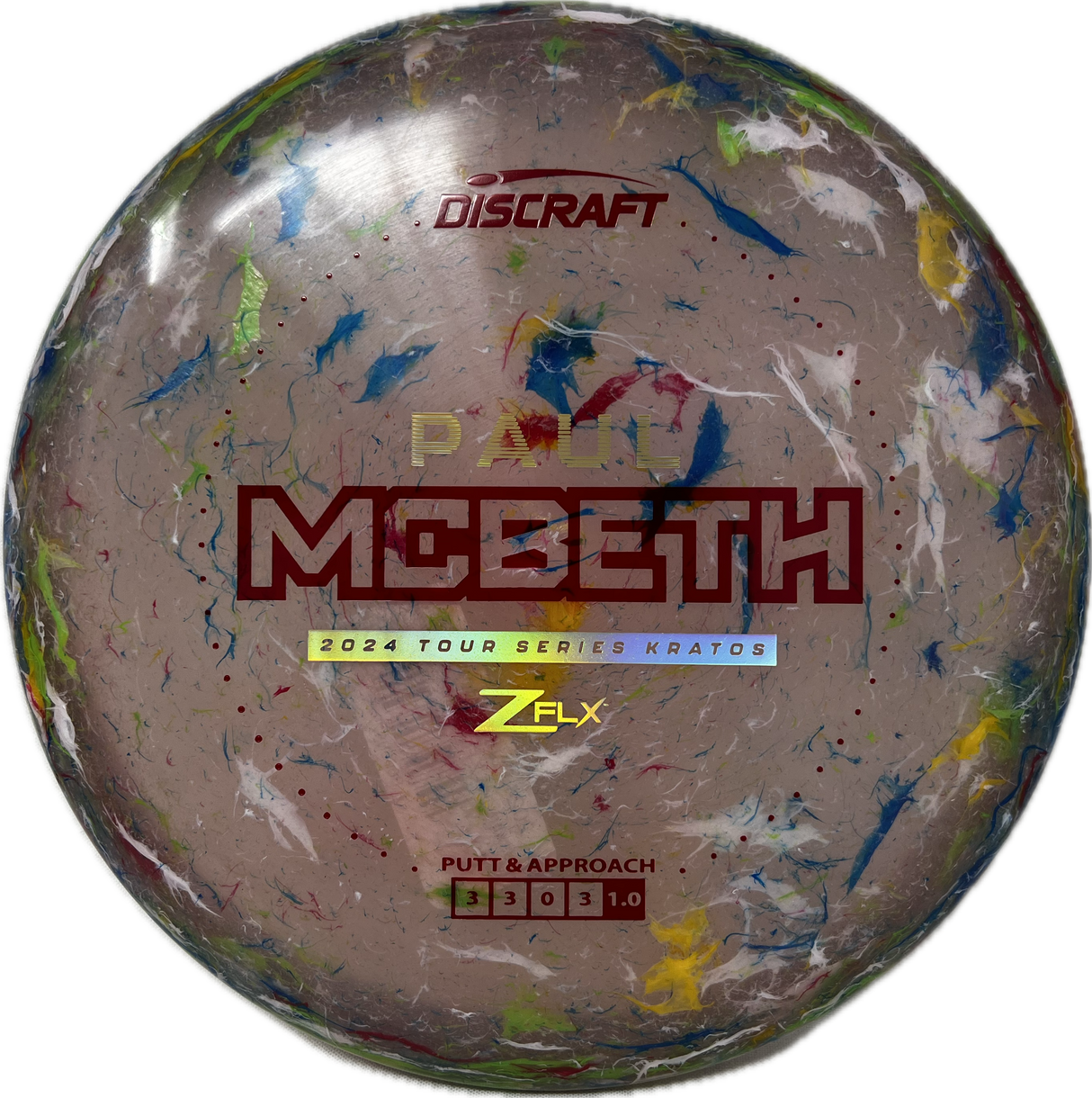 2024 Paul McBeth Kratos-Discraft-Foundation Disc Golf