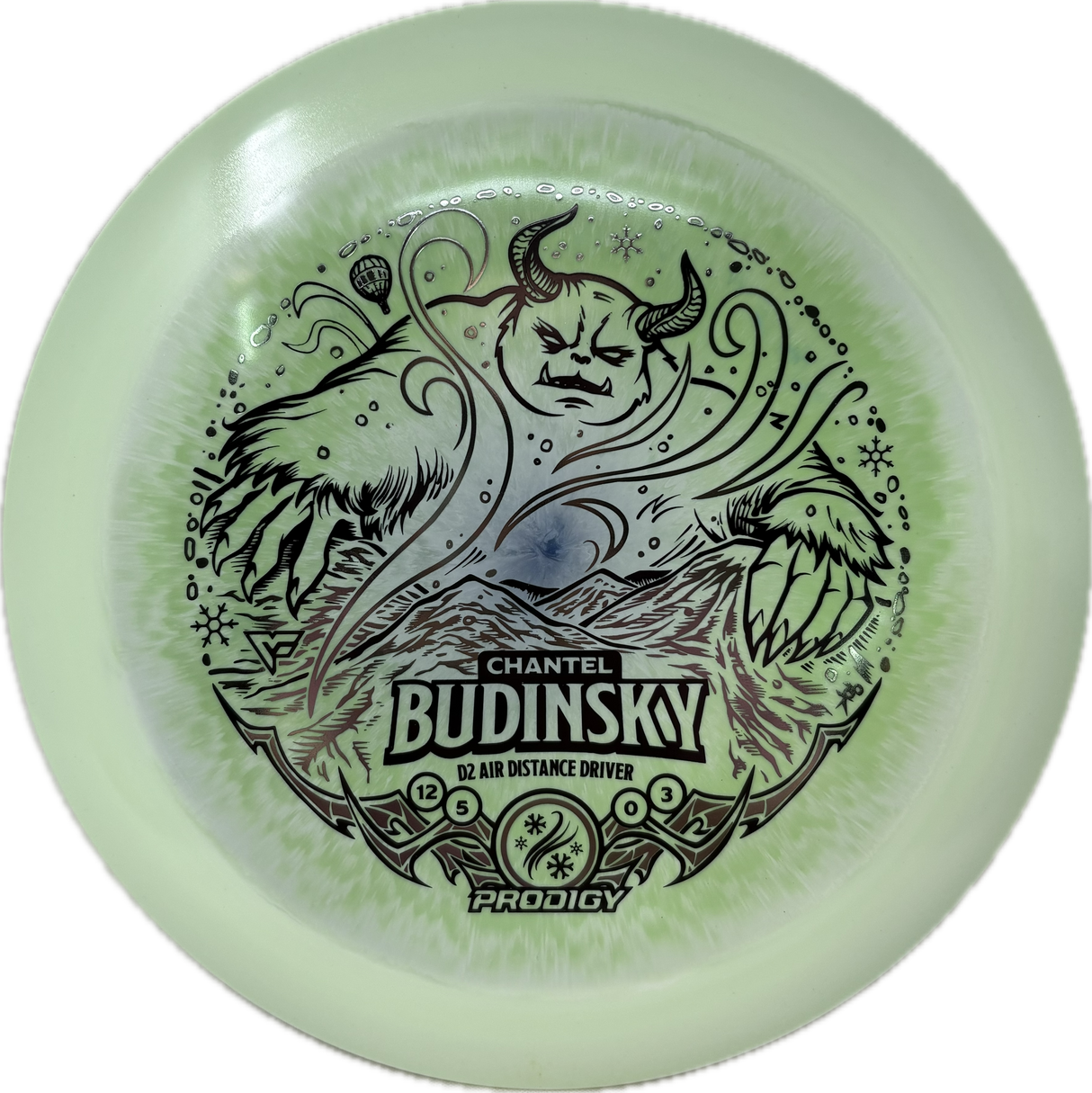 Air Spectrum D2 | Chantel Budinsky 2025 Signature Series-Prodigy-Foundation Disc Golf