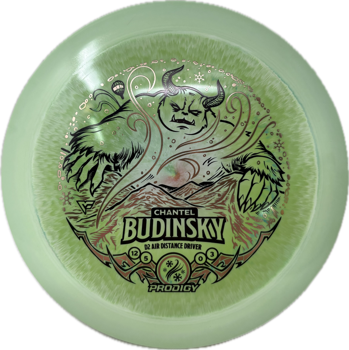 Air Spectrum D2 | Chantel Budinsky 2025 Signature Series-Prodigy-Foundation Disc Golf