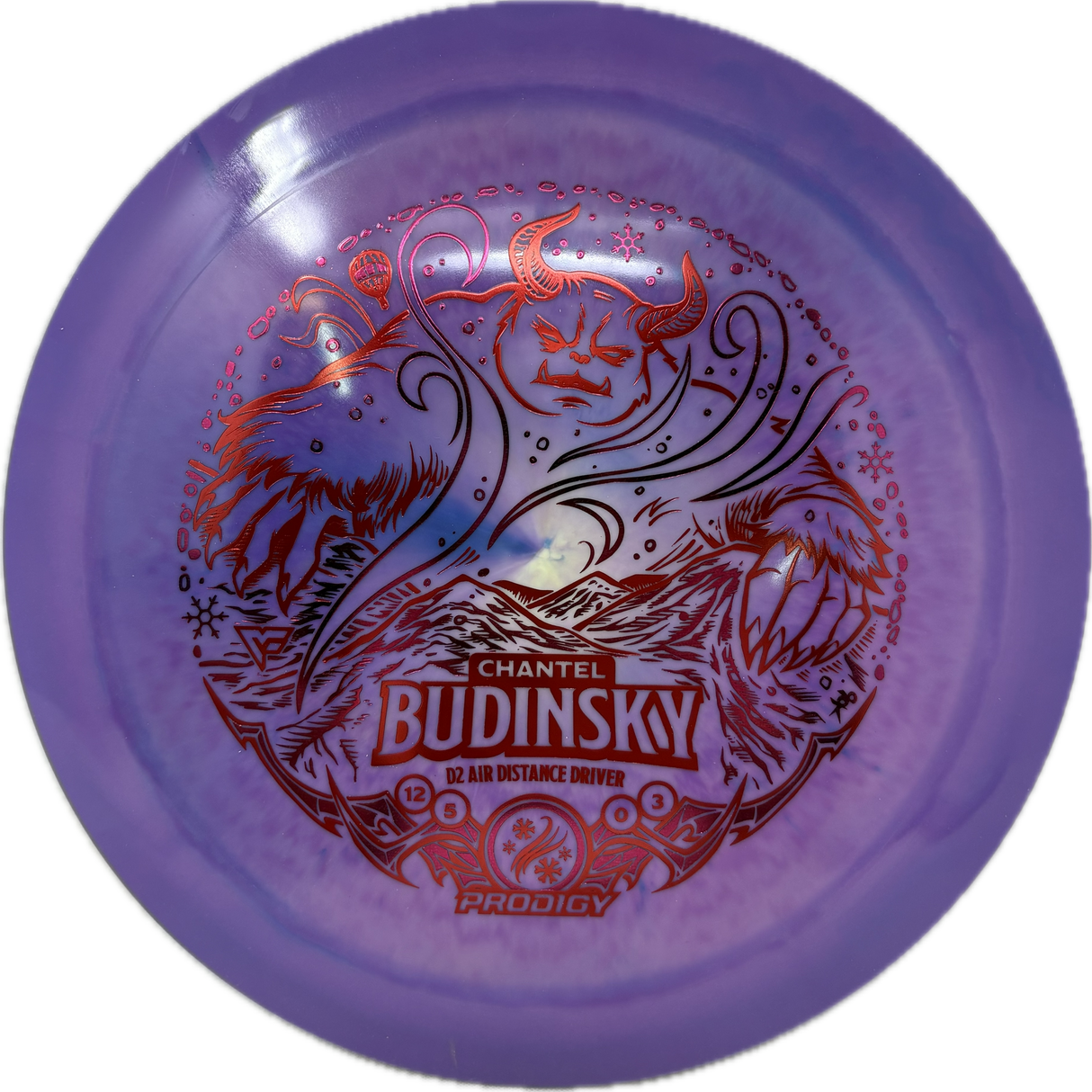 Air Spectrum D2 | Chantel Budinsky 2025 Signature Series-Prodigy-Foundation Disc Golf