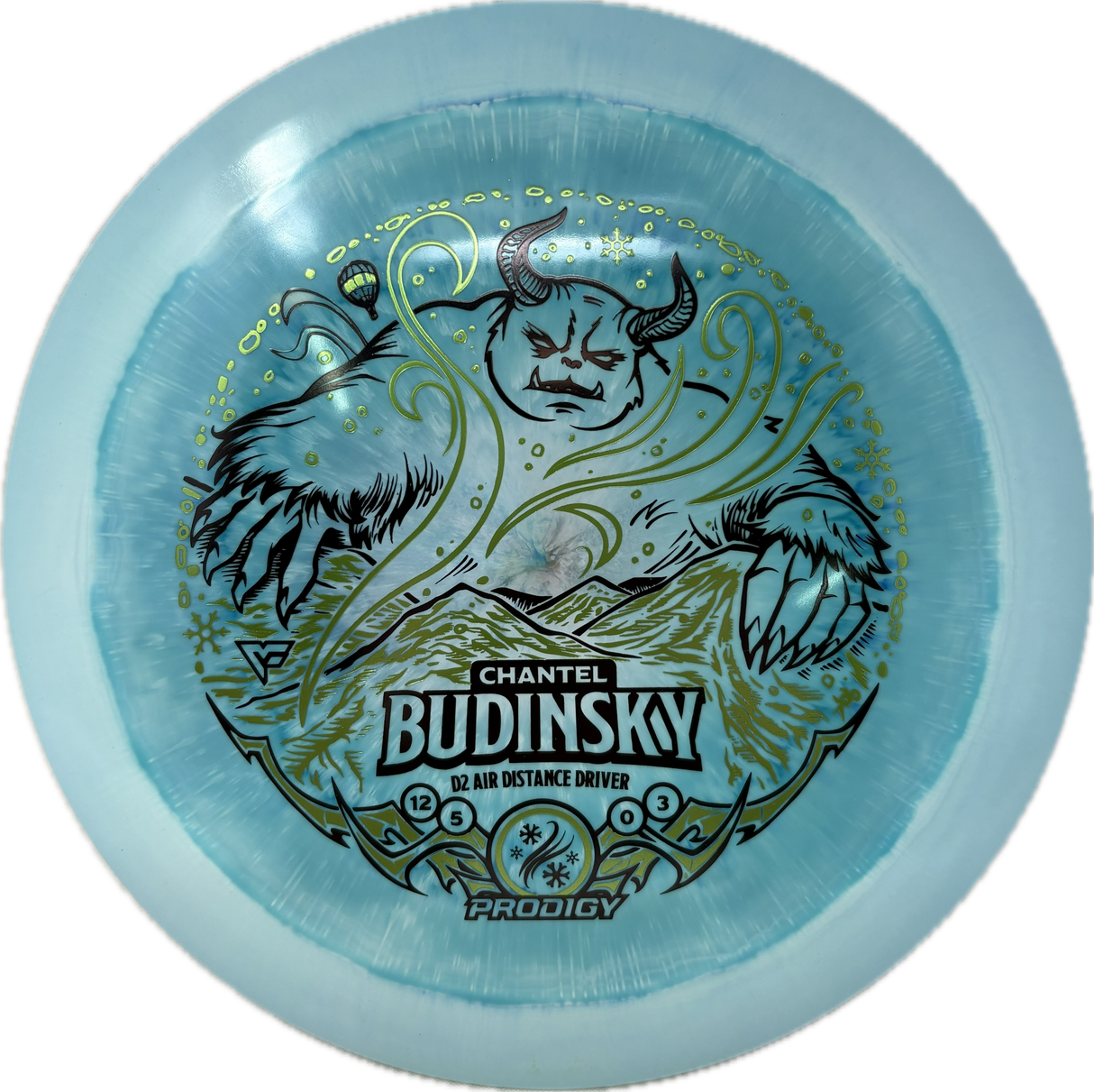 Air Spectrum D2 | Chantel Budinsky 2025 Signature Series-Prodigy-Foundation Disc Golf