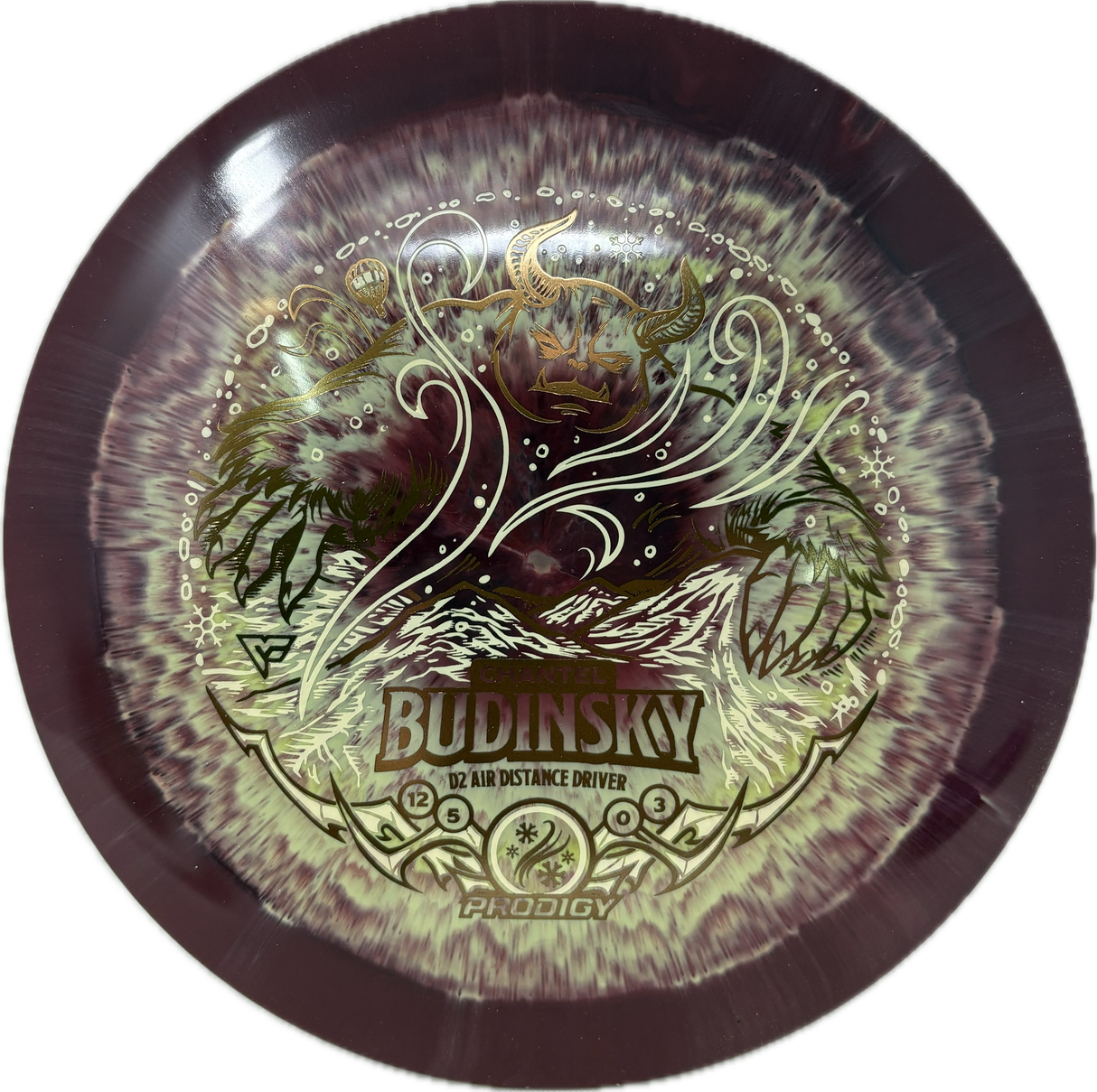 Air Spectrum D2 | Chantel Budinsky 2025 Signature Series-Prodigy-Foundation Disc Golf