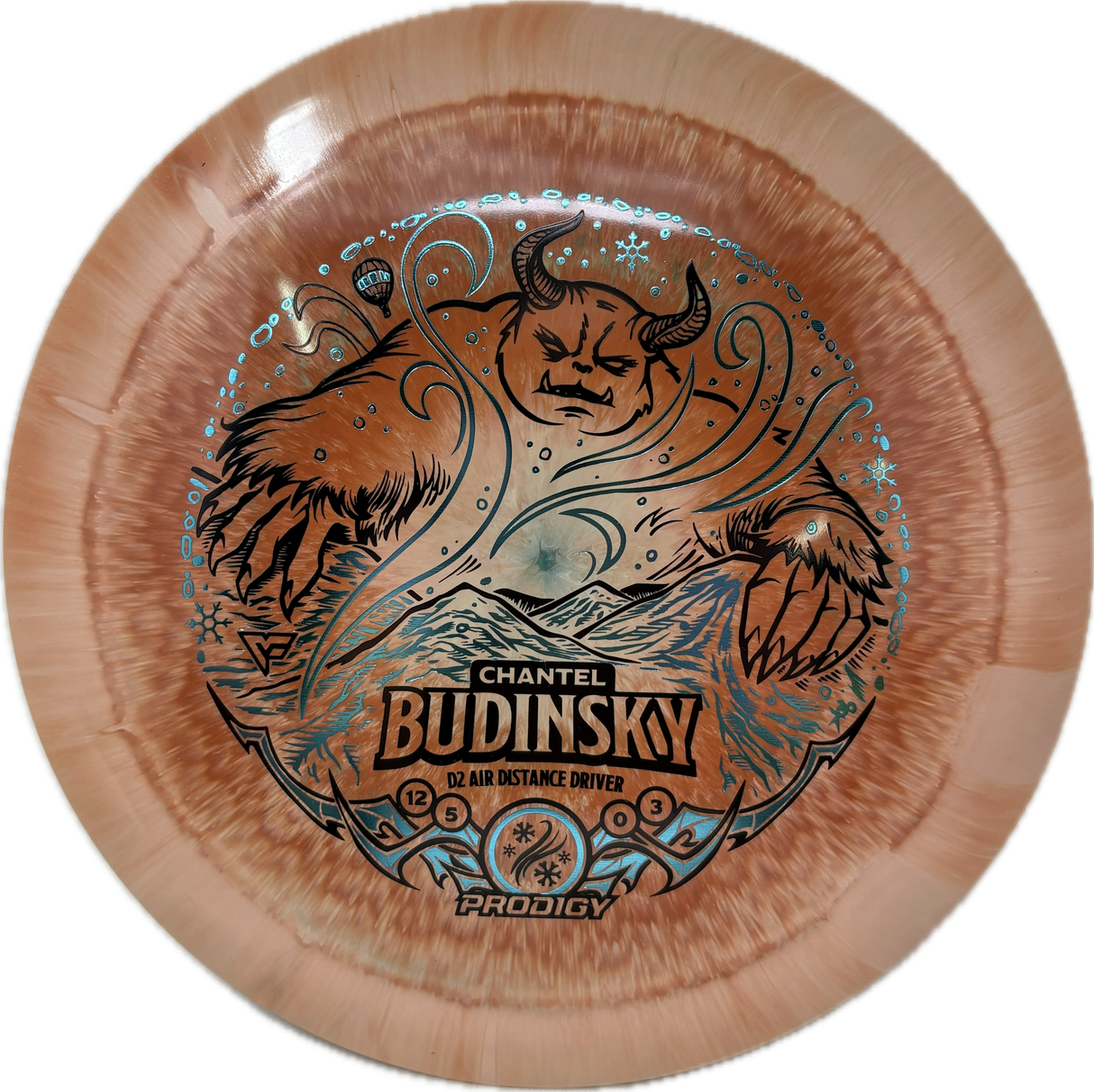 Air Spectrum D2 | Chantel Budinsky 2025 Signature Series-Prodigy-Foundation Disc Golf