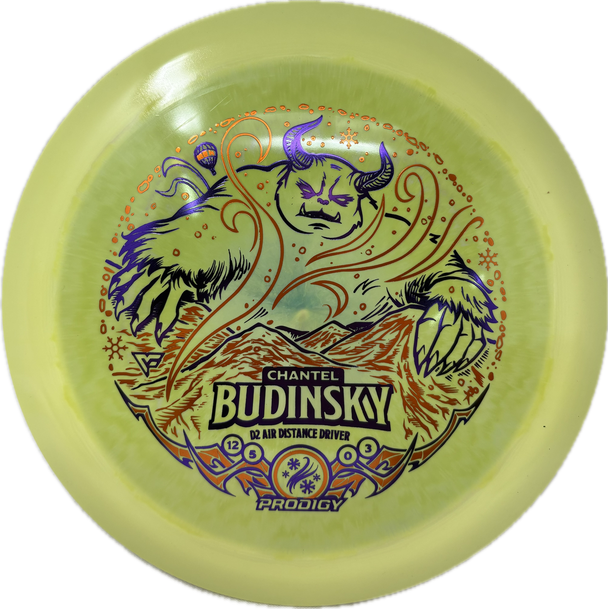 Air Spectrum D2 | Chantel Budinsky 2025 Signature Series-Prodigy-Foundation Disc Golf