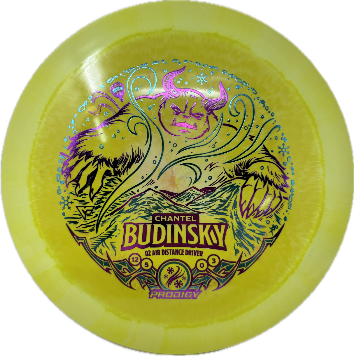 Air Spectrum D2 | Chantel Budinsky 2025 Signature Series-Prodigy-Foundation Disc Golf