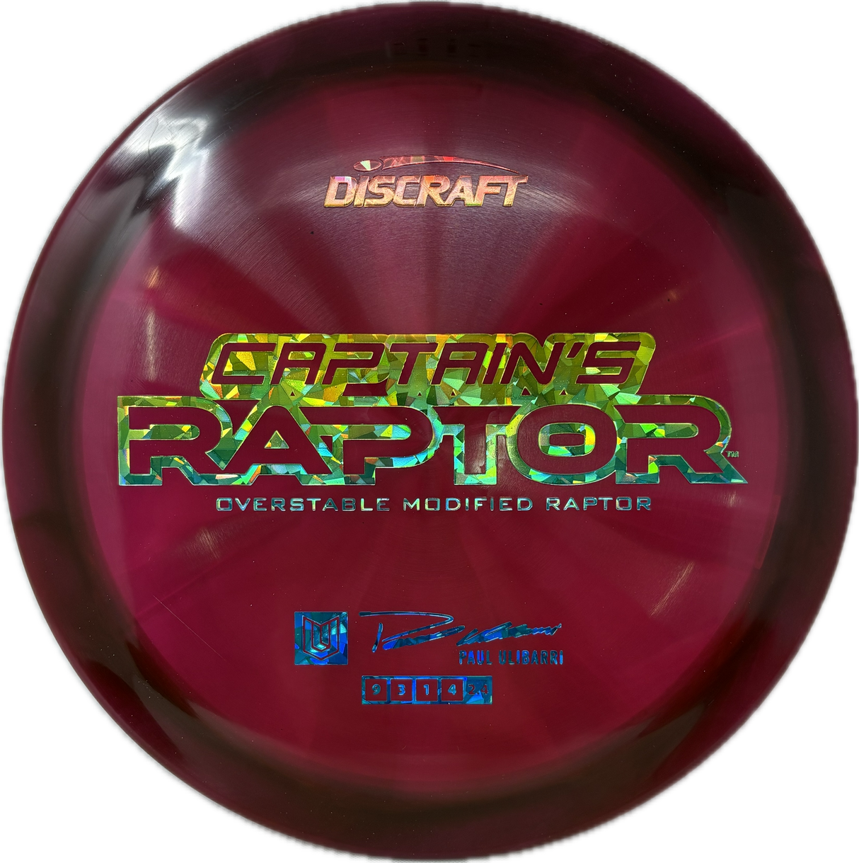 Captain's Raptor (B)-Discraft-Foundation Disc Golf