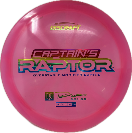 Captain's Raptor (B)-Discraft-Foundation Disc Golf