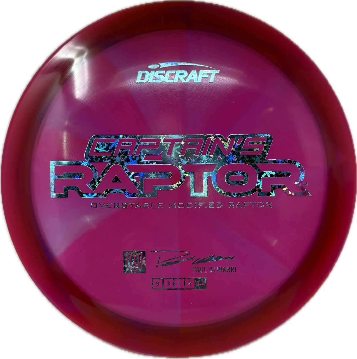 Captain's Raptor (B)-Discraft-Foundation Disc Golf