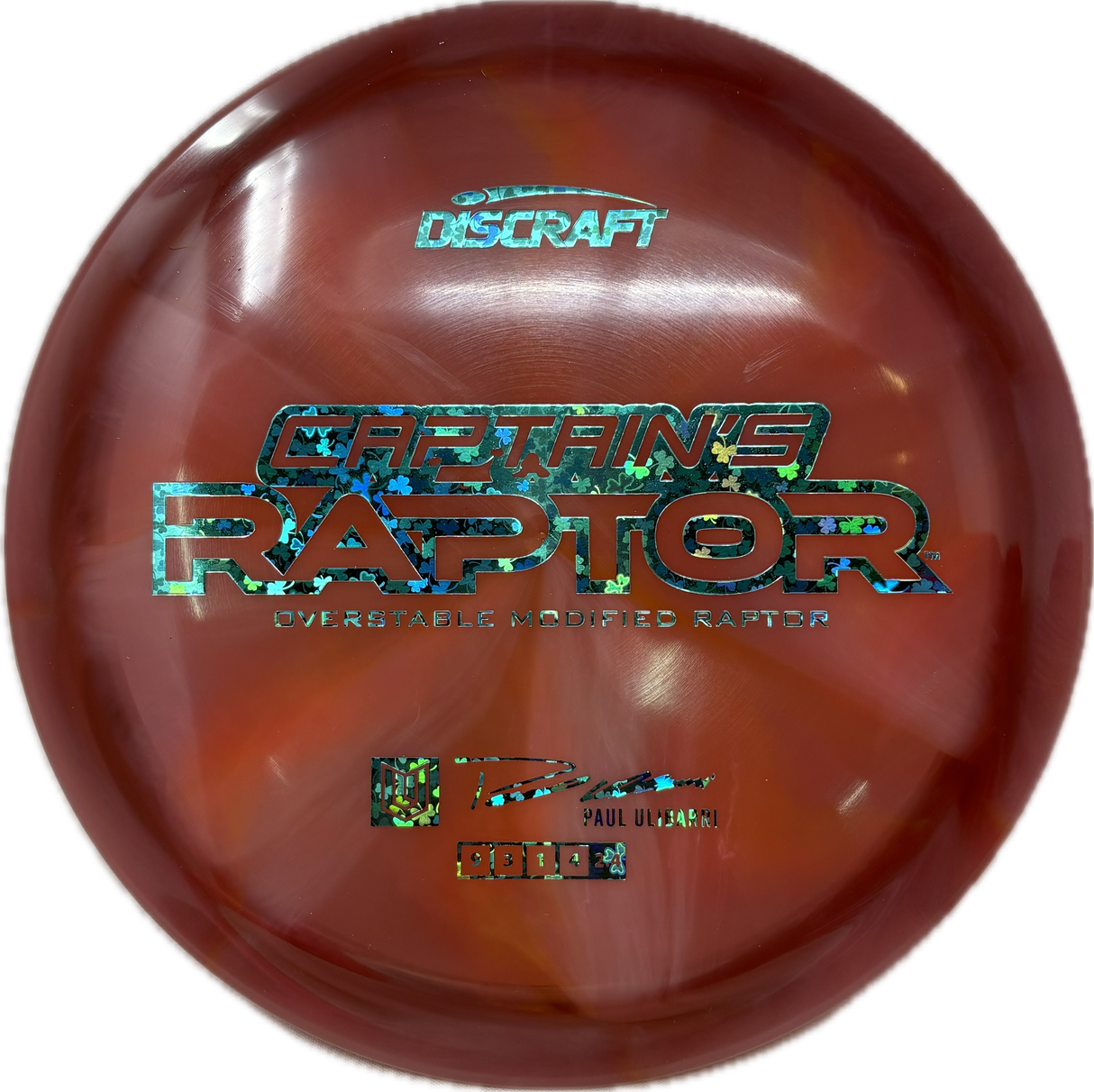 Captain's Raptor (B)-Discraft-Foundation Disc Golf