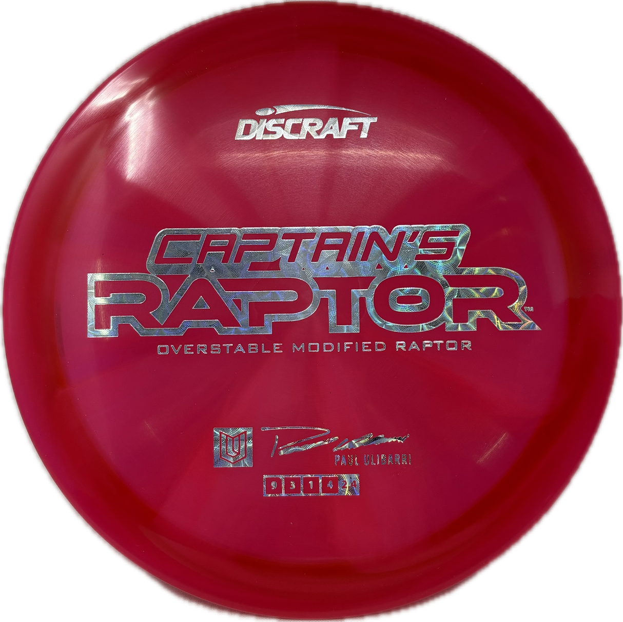 Captain's Raptor (B)-Discraft-Foundation Disc Golf