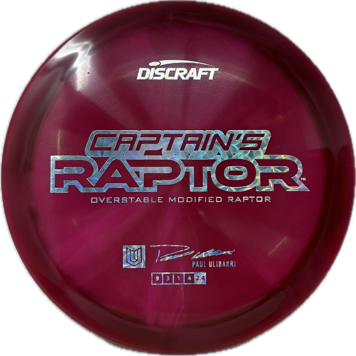 Captain's Raptor (B)-Discraft-Foundation Disc Golf